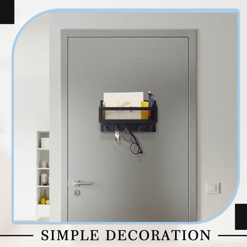 Colingmill magnetic backing keeps the organizer secure on metal surfaces.