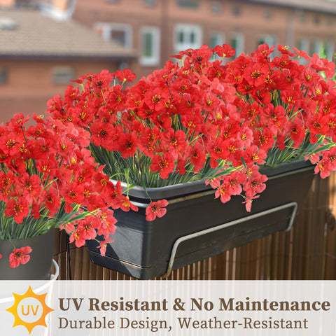 ColoPlay 24 Red Bundles adjustable stems for custom bouquets