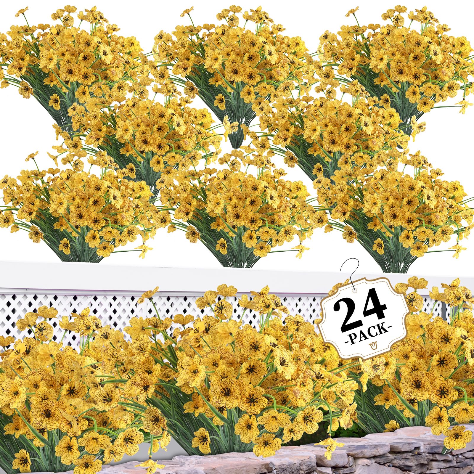 ColoPlay 24 Yellow bundles add vibrant, maintenance-free color indoors or outdoors.