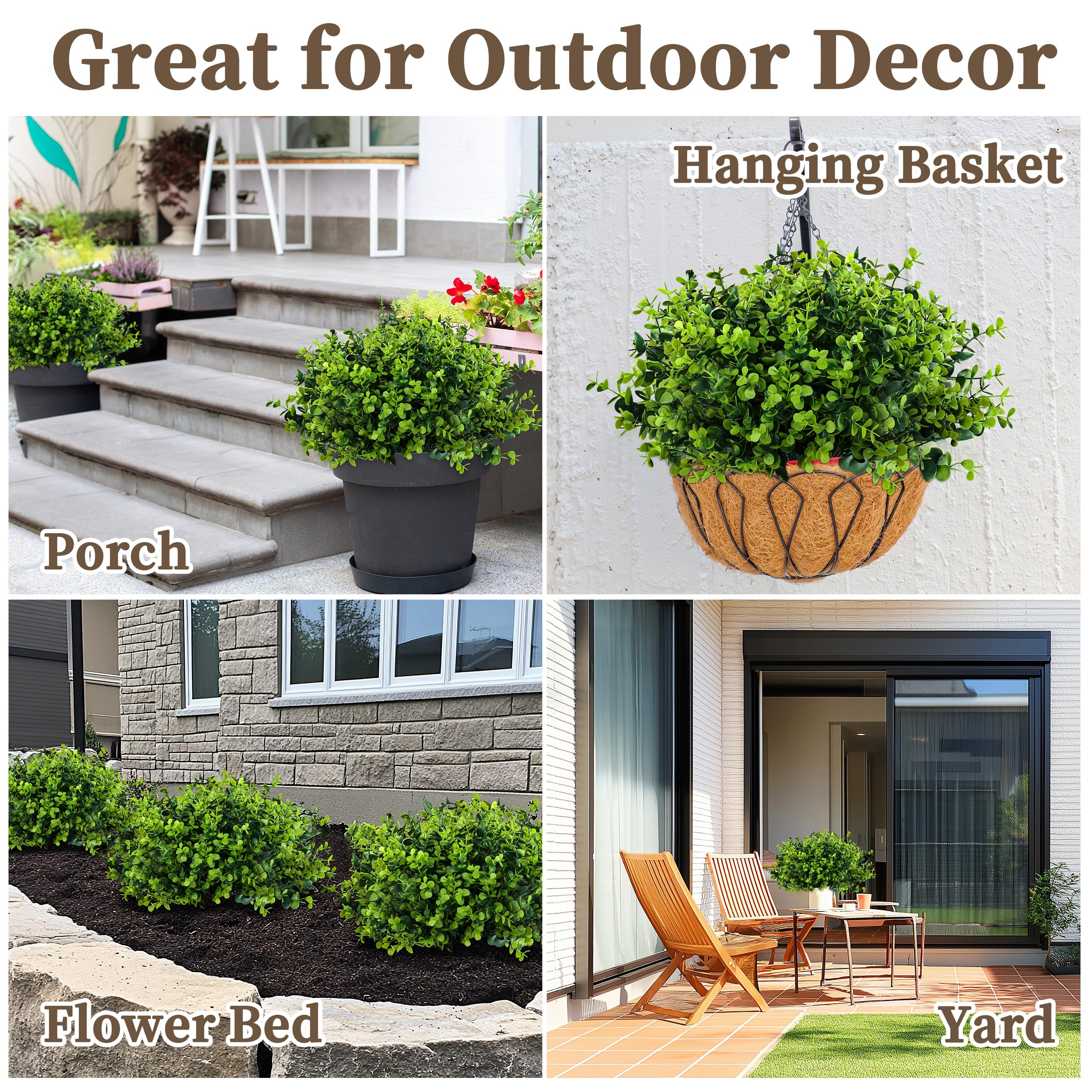 ColoPlay UV fade-resistant boxwood for outdoor or indoor use