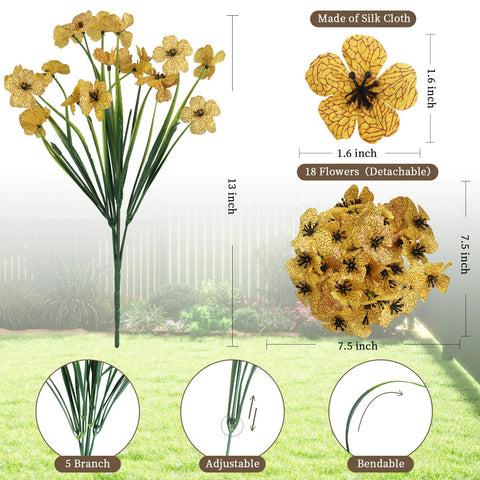 ColoPlay handcrafted artificial flowers close-up highlight lifelike textures.
