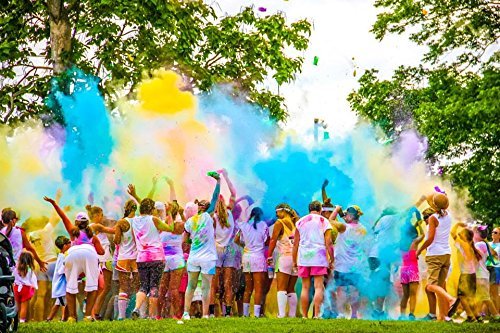 Color Blaze Blue 5 lb bag supporting large-scale color experiences.