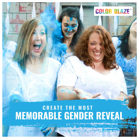 Blue Color Blaze powder suitable for car or motorcycle reveal and photos.