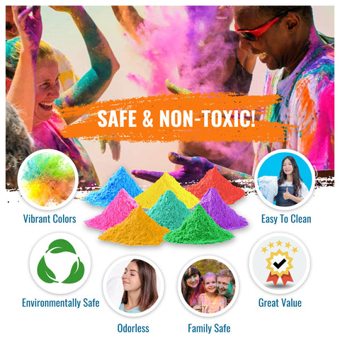 Color Blaze orange Holi powder sparks lively color runs and celebrations.