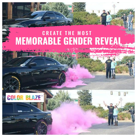 Color Blaze Pink Powder ideal for photo shoots and creative framing.