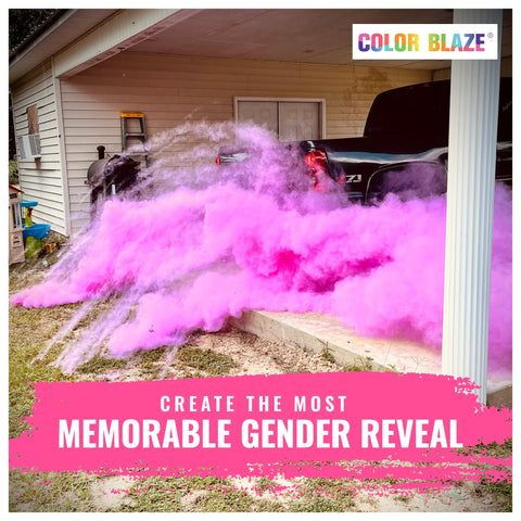 Color Blaze versatile pink powder for holi parties and color runs