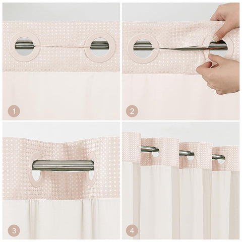Colorful Star easy-install no-hooks design speeds up setup.