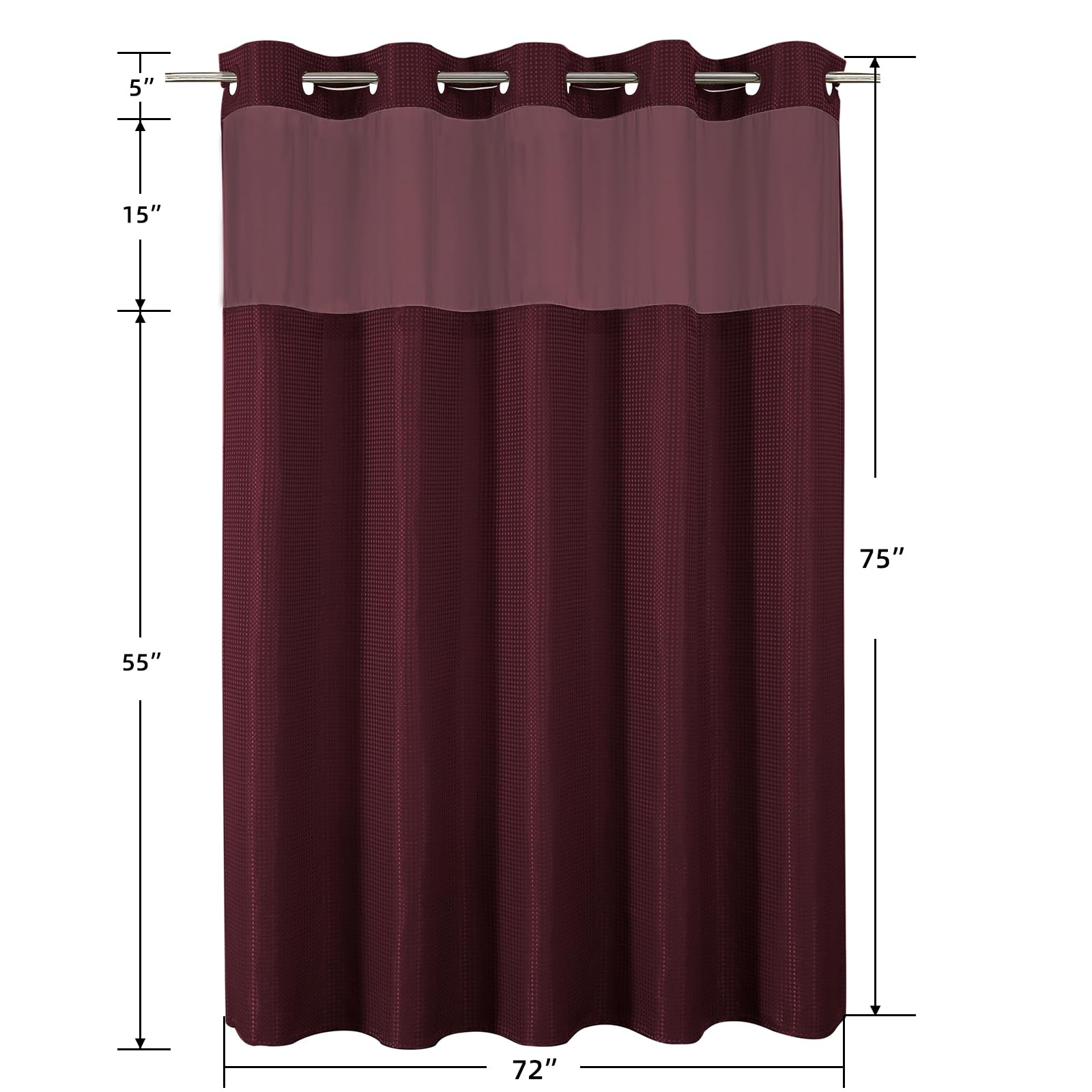 Colorful Star easy-installation design saves time during curtain setup.