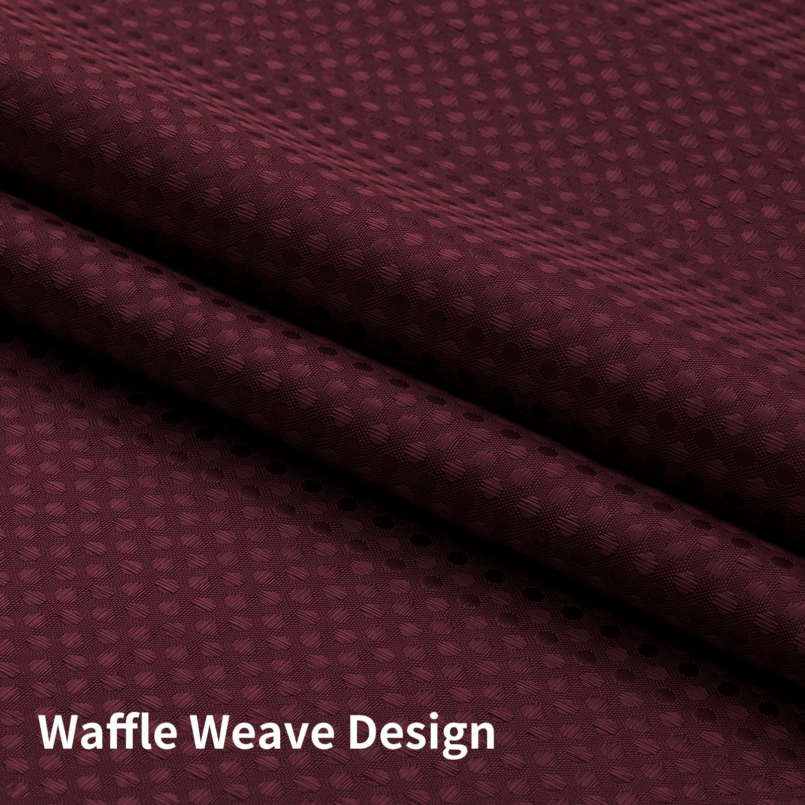 Colorful Star heavy-duty fabric drapes well and resists wrinkling.