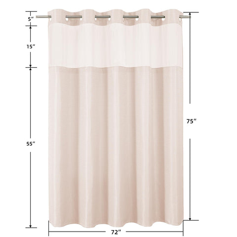 Colorful Star machine-washable curtain simplifies cleaning.