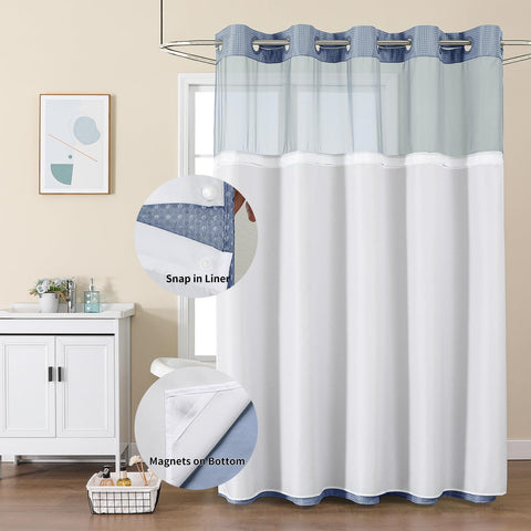 Colorful Star waffle-weave curtain offers a premium drape.