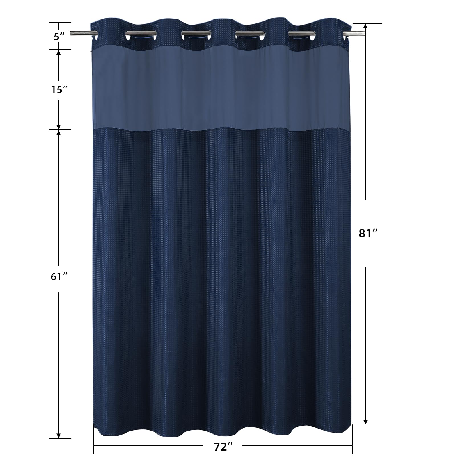 Colorful Star no-hook design allows smooth, hassle-free sliding.