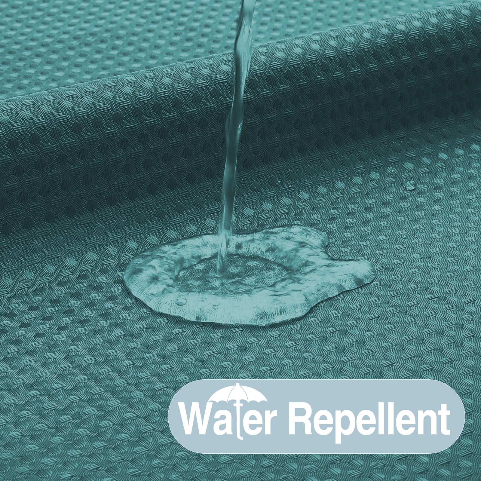 Colorful Star water-repellent outer fabric with liner helps water roll away.