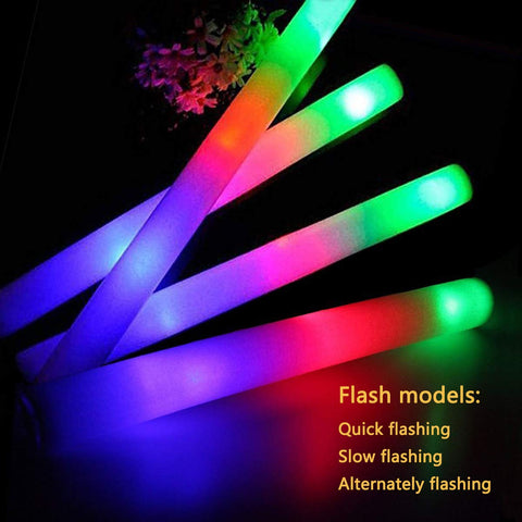 ColorHome glow sticks glow for hours, ideal for long parties and outdoor events