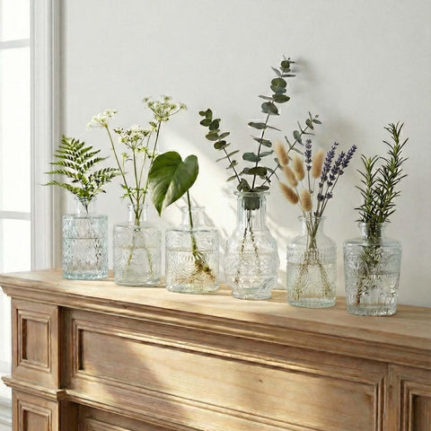 ColoVie four styles bud vases collection for versatile décor