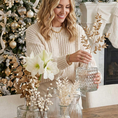 ColoVie baby shower centerpieces vases create gentle table charm