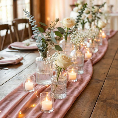 ColoVie small flower vases for tables maintain clear sightlines