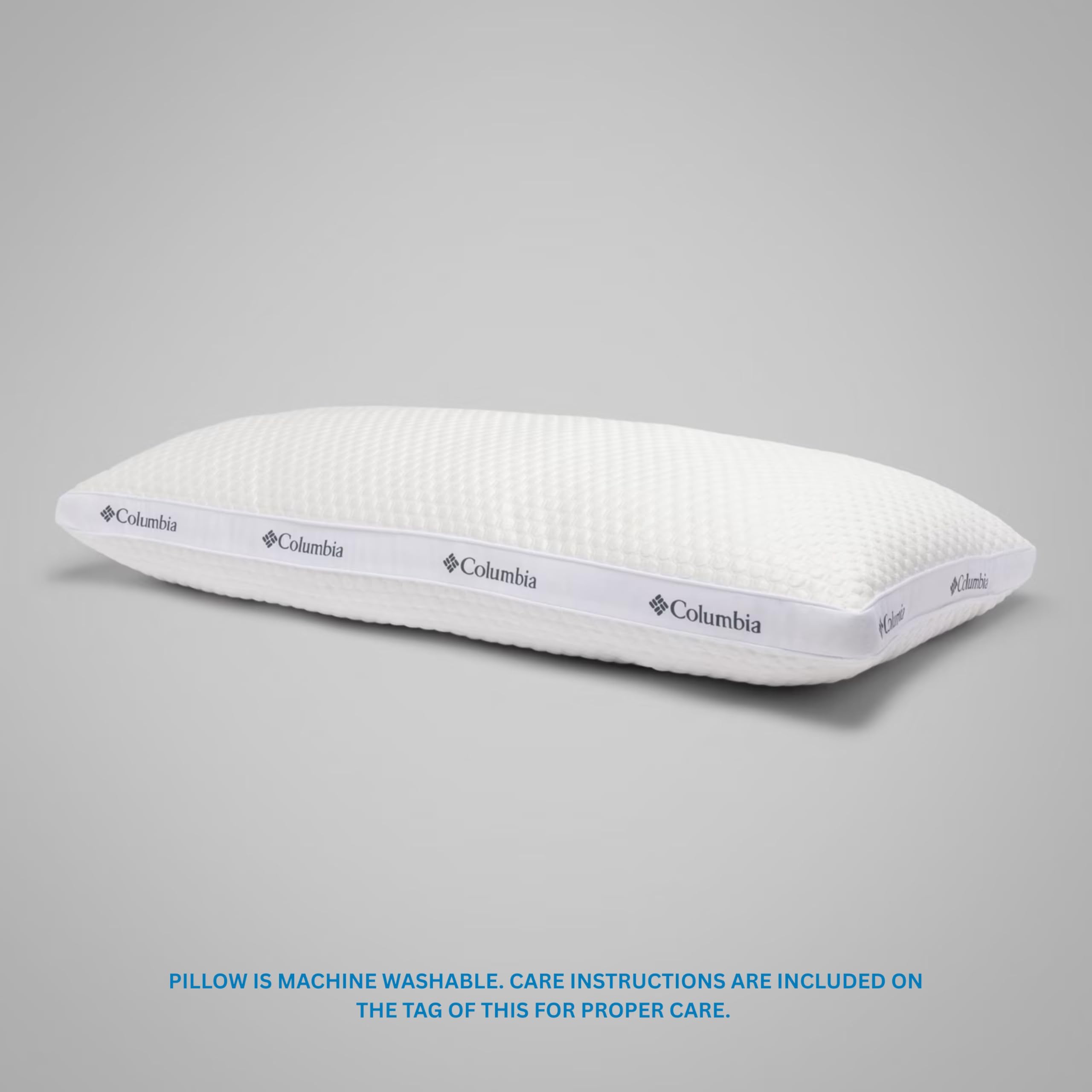 Columbia Comfort Ice Fiber Pack of 2 includes cooling pillows for versatile bedrooms.