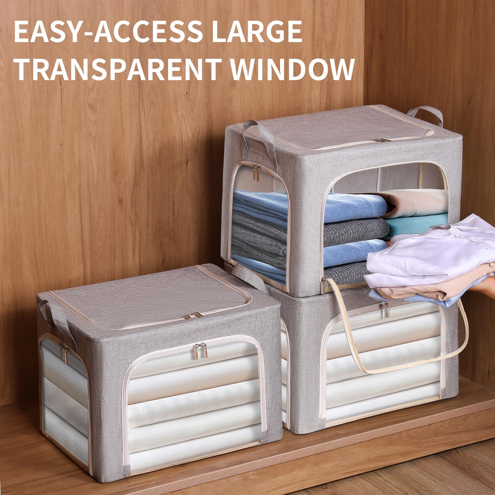 combocube versatile bin for sweaters linens blankets in dorm or home
