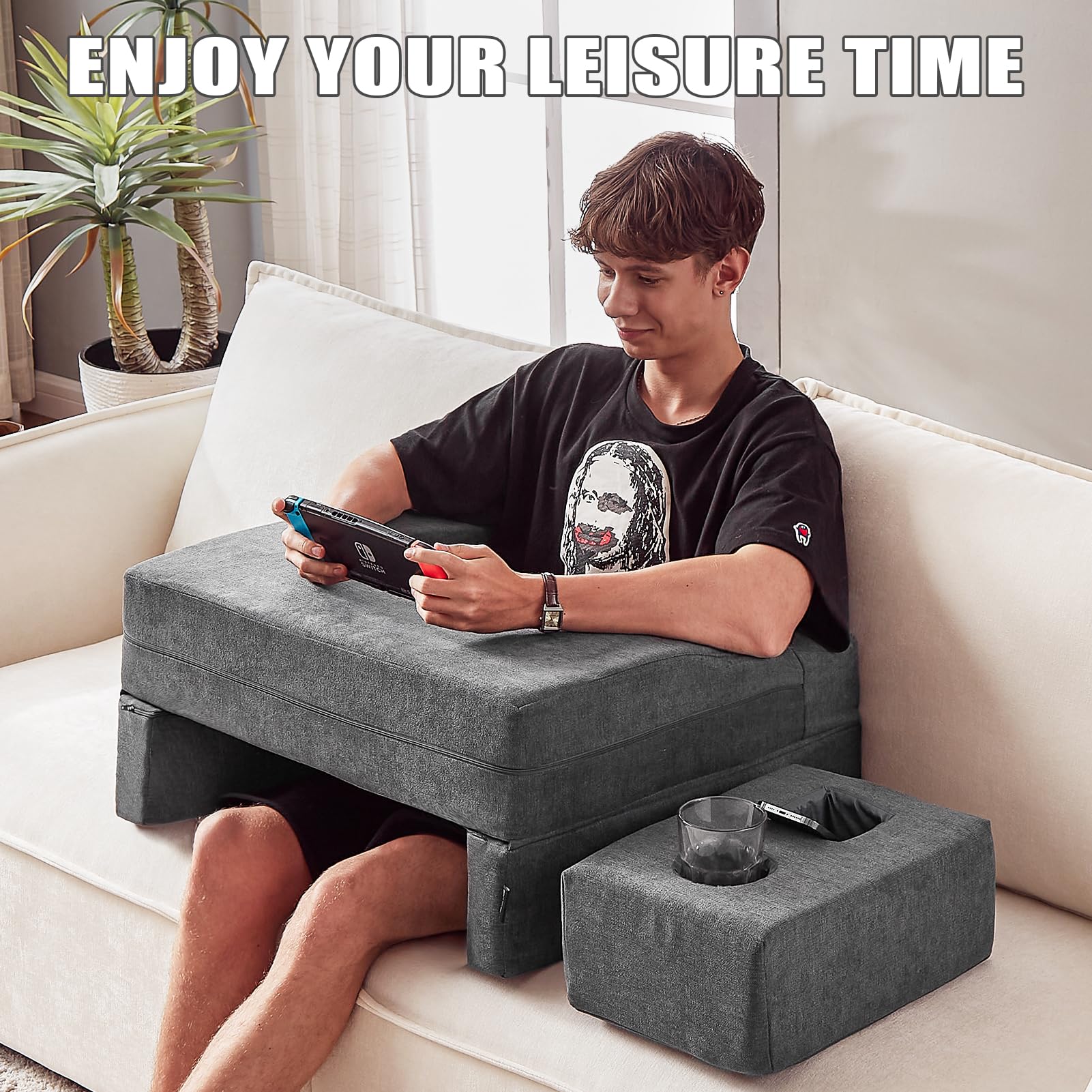 Comehealthy generous leg room groove enables comfortable lounging