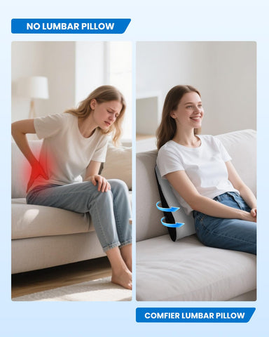 Gift-ready COMFIER lumbar support pillow for loved ones