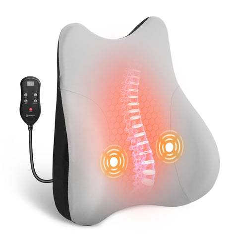 COMFIER lumbar support pillow on an office chair improves posture and comfort