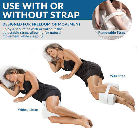 Hip and lower back support from the ComfiLife knee pillow