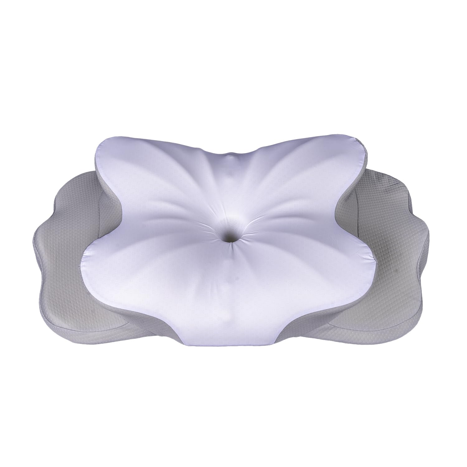 COMFORLAY pillow adapts to all sleep positions to align neck and spine.