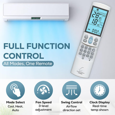 Comfort Direct KTN828 remote wall mount setup for organized space