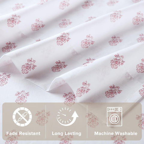Comfort Spaces pink floral print adds elegant style to bedrooms