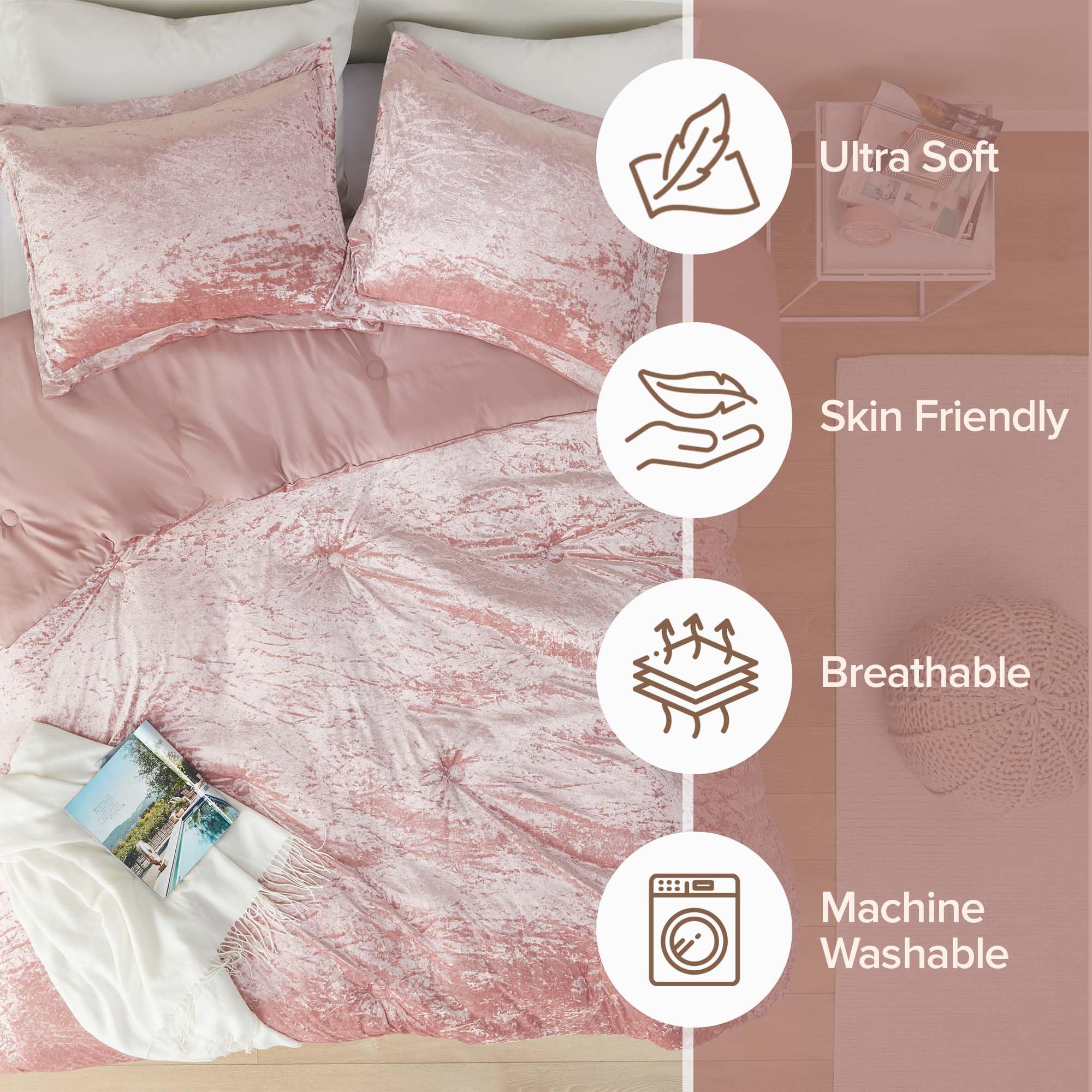 Comfort Spaces Juliette Luxe all-season comfort for year-round coziness