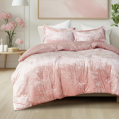 Comfort Spaces Juliette Luxe velvet face highlights luxurious texture