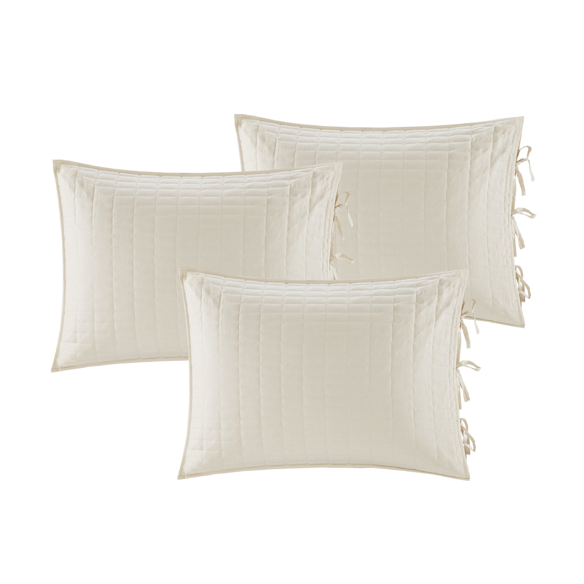 Comfort Spaces Kianna reversible shams trio for versatile styling options
