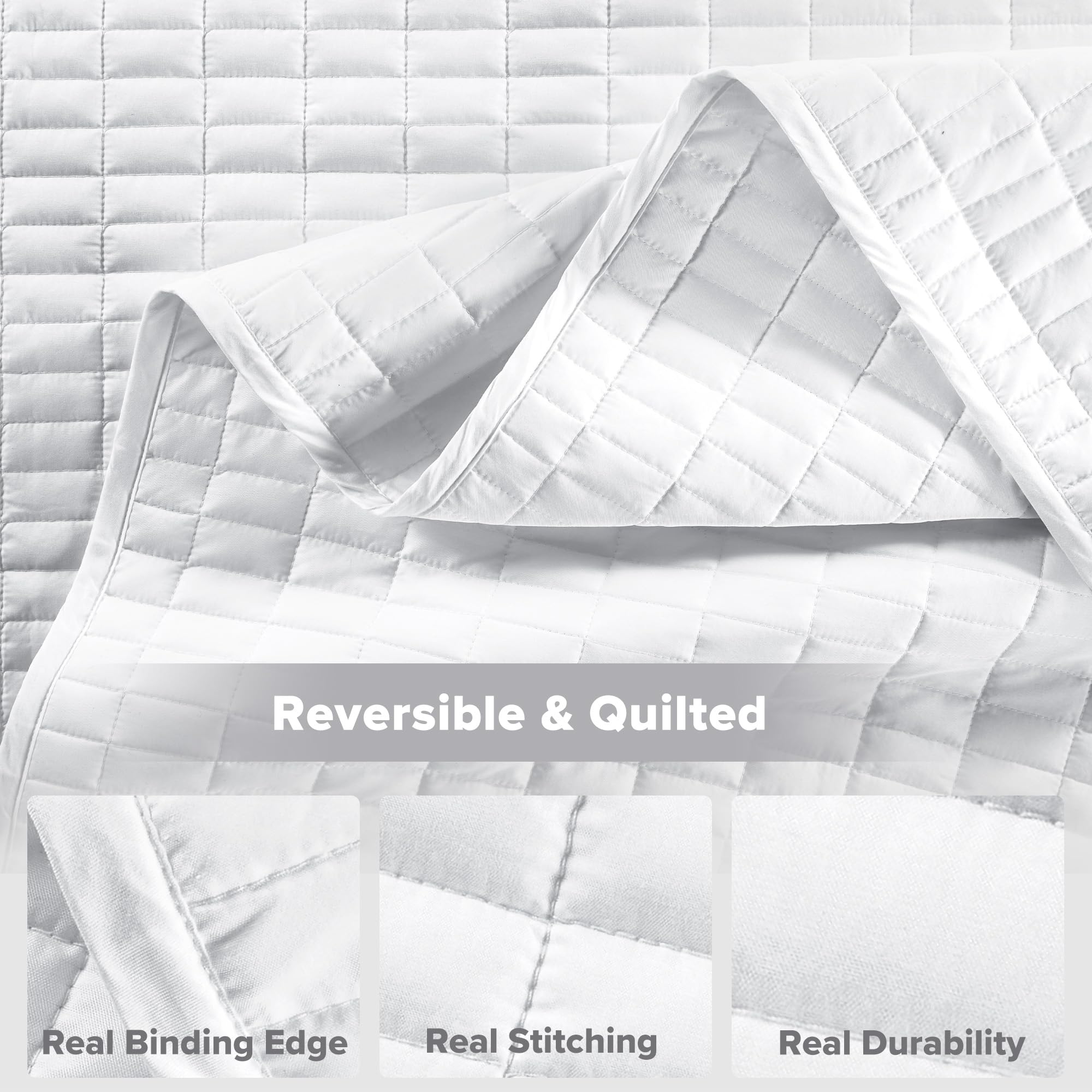 Comfort Spaces Kienna quilt machine washable for easy care