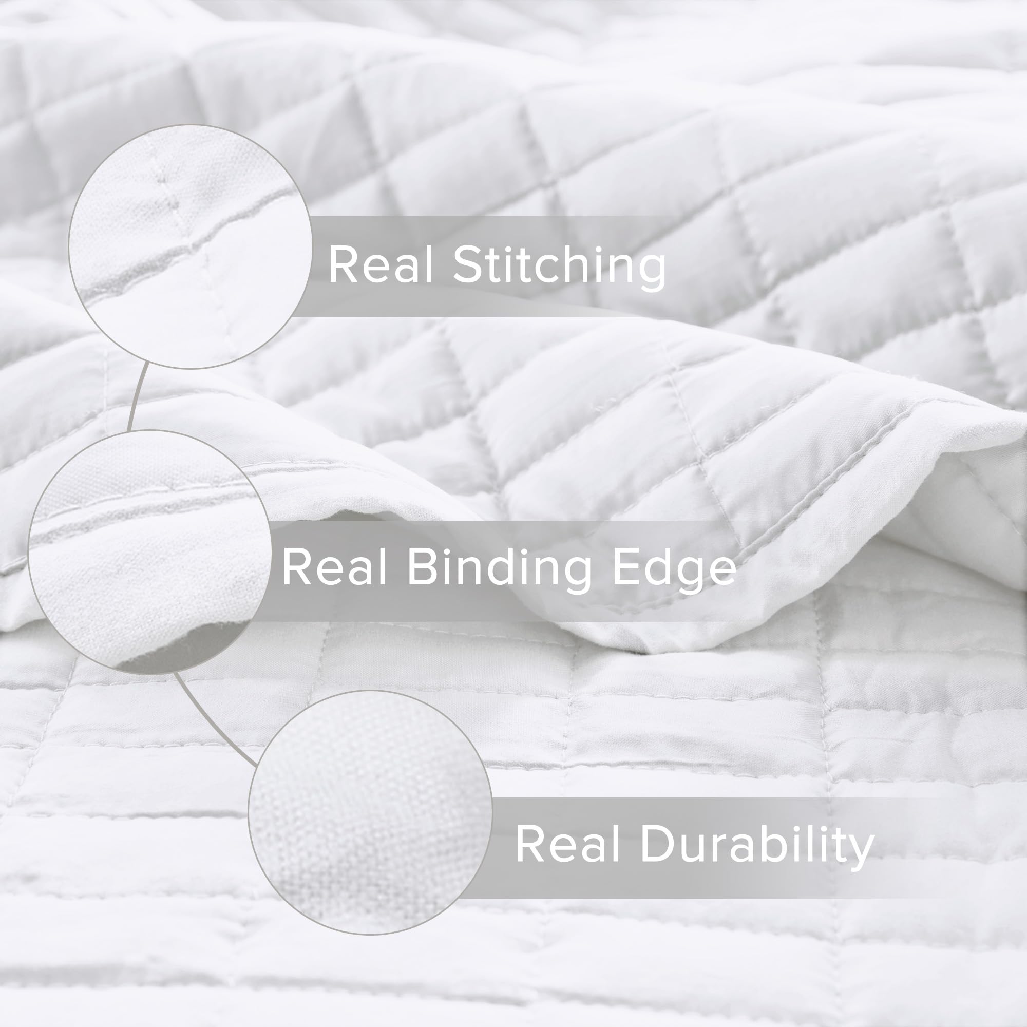 Comfort Spaces Kienna microfiber fabric feels soft and lightweight against the skin.
