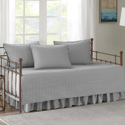 Comfort Spaces Kienna daybed cover with quilted top for a soft inviting look.