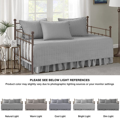 Comfort Spaces Kienna daybed cover side view shows a clean profile.
