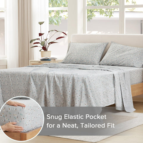 Comfort Spaces llama pillowcase coordinates with bedding for everyday softness