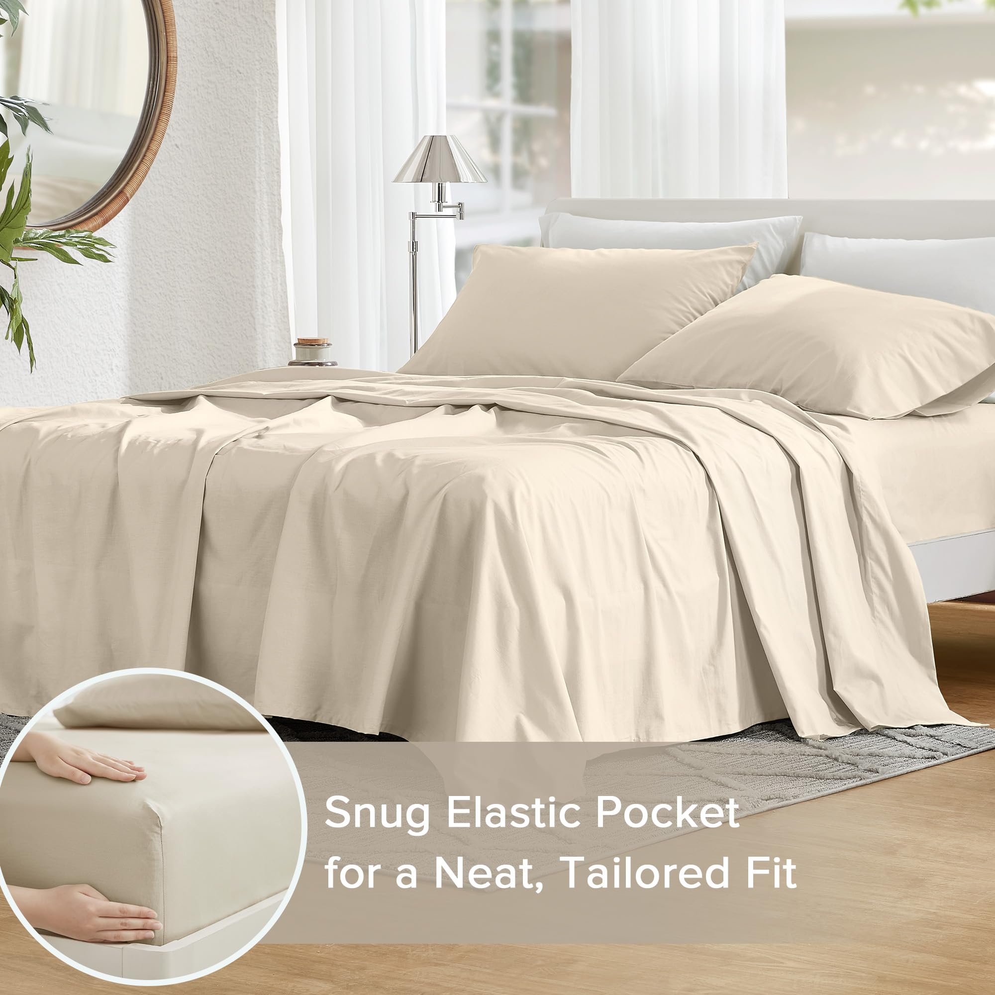 Comfort Spaces Oeko-Tex certified cotton sheet for safety and quality
