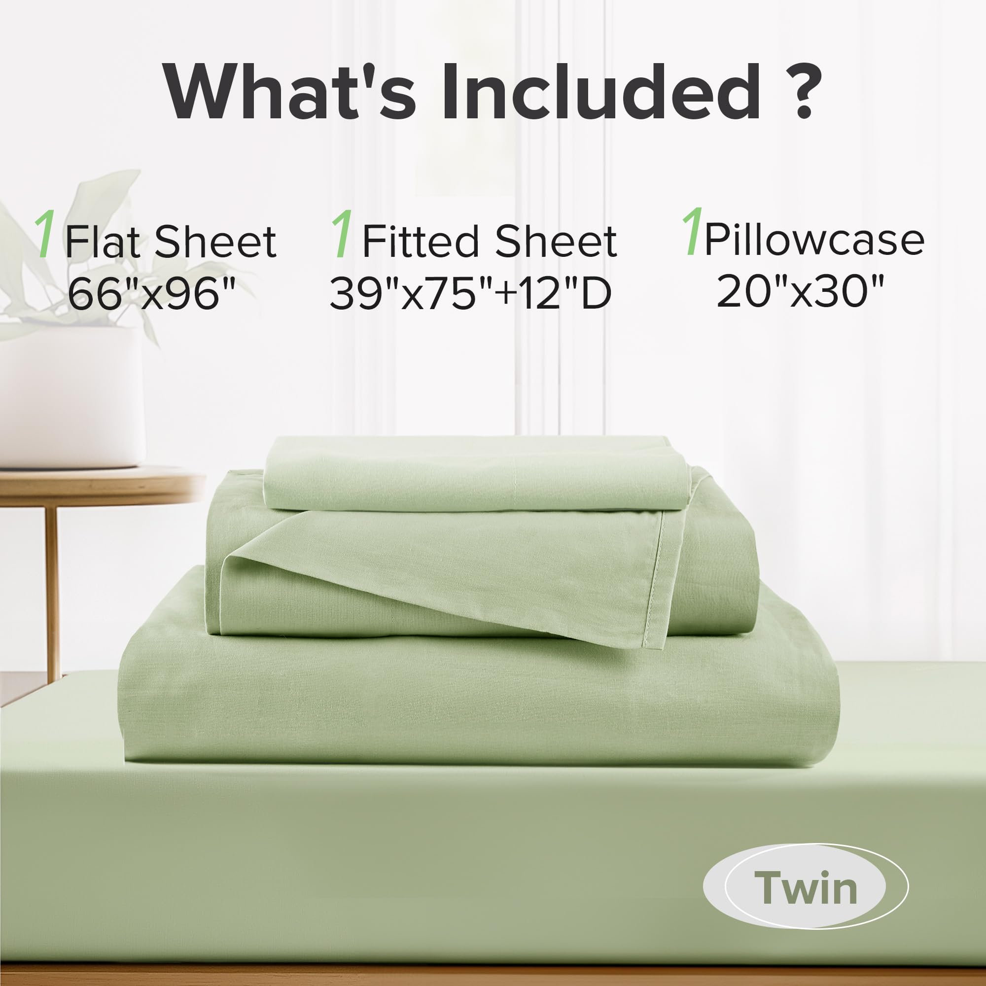 Comfort Spaces quality stitching enhances sheet longevity for daily use.
