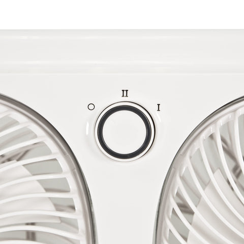 Comfort Zone dual-head airflow with independent direction control.