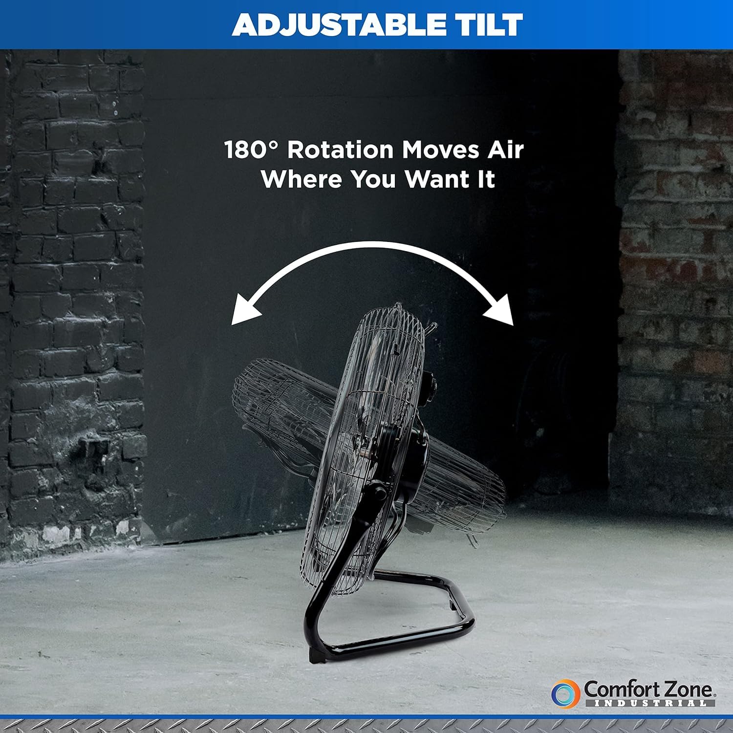 Comfort Zone CZHV14B all metal construction emphasizes durability for workshop use
