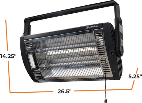 Comfort Zone overheat protection helps prevent unsafe temperatures.