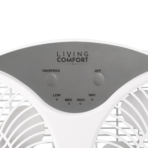 Comfort Zone slim 9 inch profile saves space while circulating air