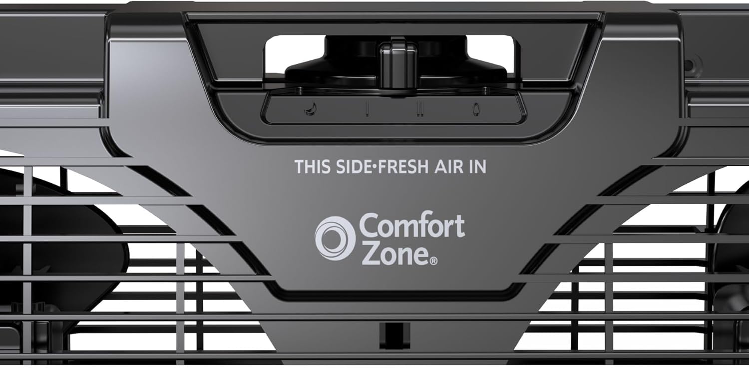 Comfort Zone whisper-quiet mode ideal for bedrooms and workspaces