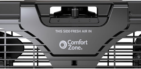 Comfort Zone whisper-quiet mode ideal for bedrooms and workspaces