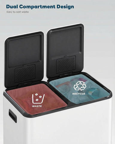 ComfyCorner dual trash bin odor control box helps reduce smells