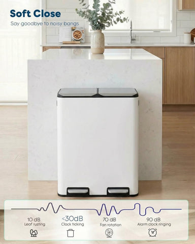 ComfyCorner dual trash bin side handle for easy lifting