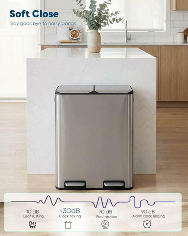 ComfyCorner stainless steel exterior with anti-fingerprint finish