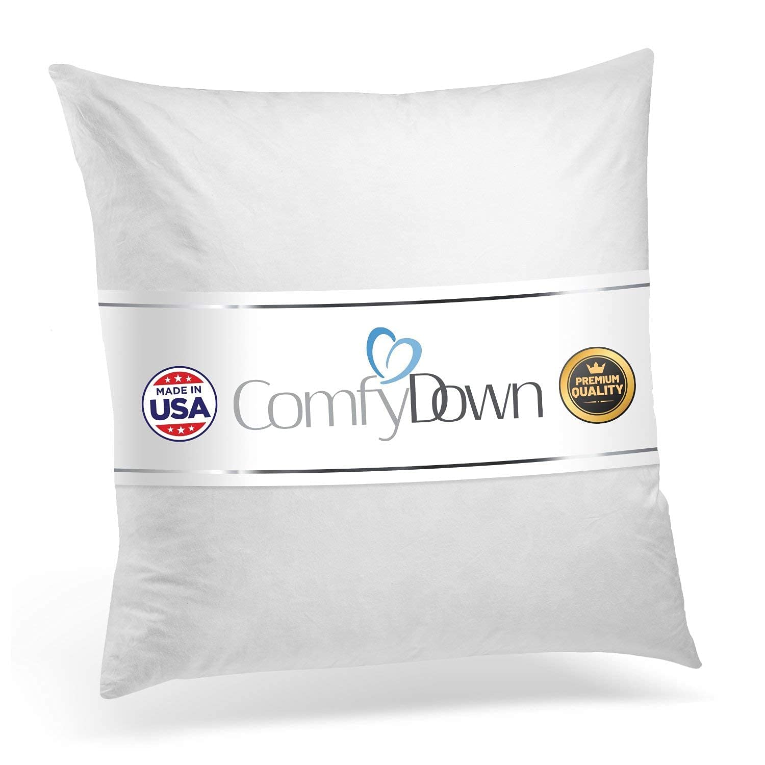 ComfyDown cotton cover close-up highlights durability and stitching.